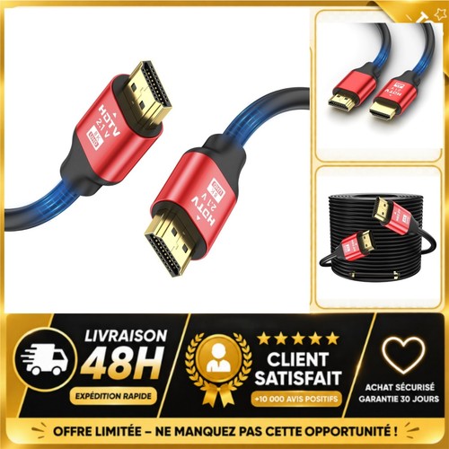 Câble hdmi 1 48gbps - 8k,