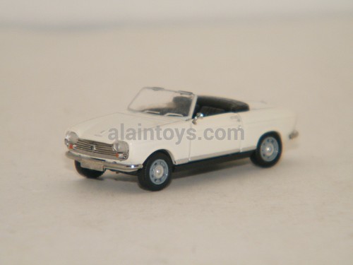 Peugeot 204 cabriolet blanc - peugeot,