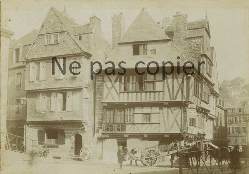 Morlaix 1907 rue traverse - rue,