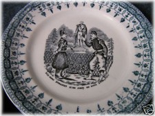 4  Assiettes à dessert  Terre