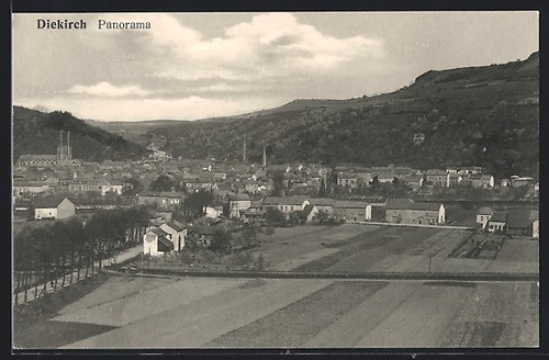 Cpa diekirch vue - diekirch,, générale