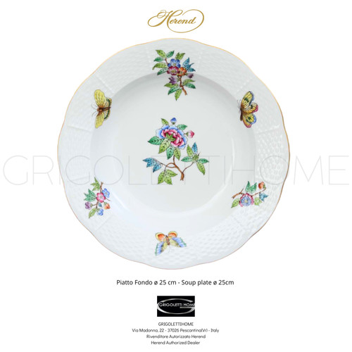 Herend victoria fond - victoria, plat