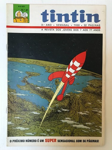 Revue tintin portugal 1971 - portugal,