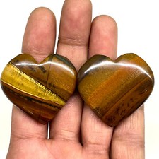 2 Pièces Naturel Tigre Eye