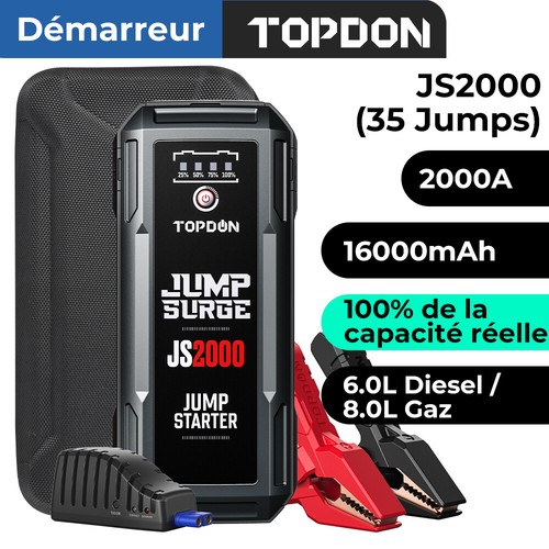 Topdon js2000 démarreur - topdon, de