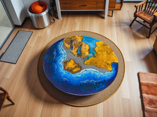 Table Basse En Résine Époxy