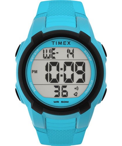 Timex montre bleu - bleu, digital