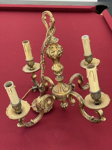 Lustre bronze luminaire - lustre,