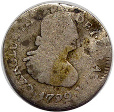 MEXIQUE Carlos IV 1/2 Real