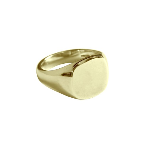9ct solide jaune coussin - 9ct,
