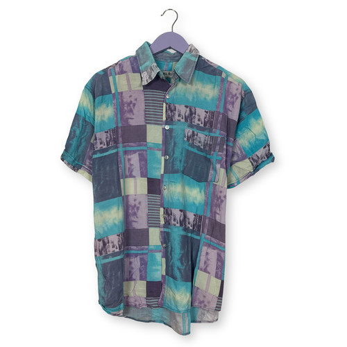 Chemise vintage bleu - bleu, et