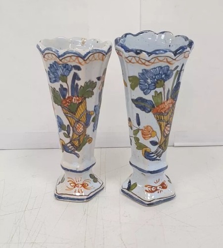 Soliflores anciens faience - 2,