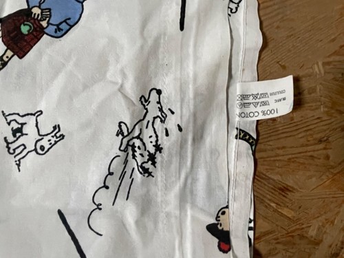 Drap lit vintage tintin - de,
