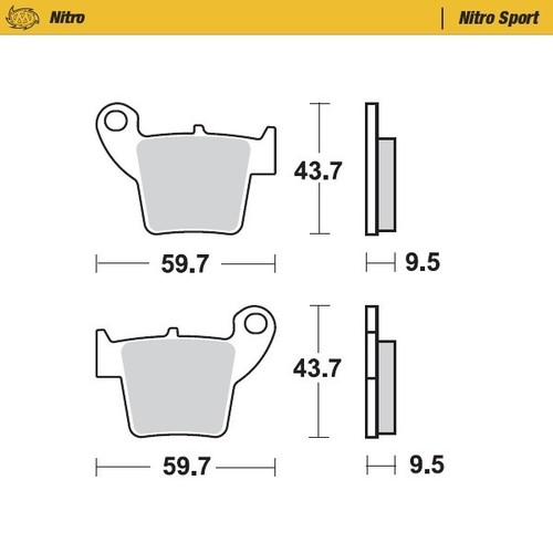 Plaquettes nitro sport - nitro,