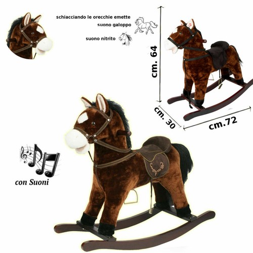Cheval bascule bois et - bascule, en