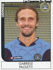 480 GABRIELE PAOLETTI ITALIA UDINESE CALCIO STICKER CALCIATORI 2006 PANINI