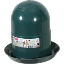 Mangeoire silo en plastique recyclé 2 kg vert pour basse cour
