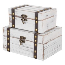  Lot de 2 boîtes à trésors