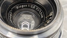 Objectif Carl Zeiss Jena Biogon 2.8/3.5 cm n°2050097 - environ 1937 - Contax