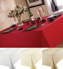 Lin Look Nappe Cuisine Linge de Maison Dîner Table Tissu Rond Ou Rectangle