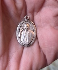Pope Francis Medal Silver Jubilee Year ⅞” Blue Hope Mercy Jesus Lamb 2016
