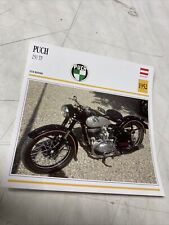 Puch 250 TF 1952 carte collection moto Atlas Autriche