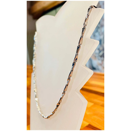 Chaîne blanc 18k - en, homme
