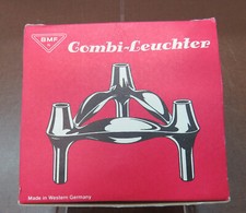 BMF 9151 Combi-Lustre Bougeoir Système D'Emboîtement Années 60 En OVP