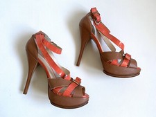 Sandales plateforme en cuir COSMOPARIS - Pointure 40