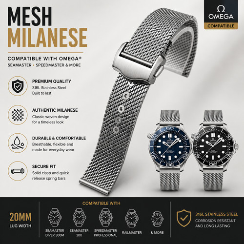 Milanese mesh bracelet - mesh,