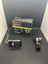 PENTAX Optio E60 10.1 MP Digital Camera Black En Boîte