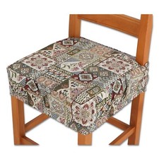 Coussin de housse de chaise de cuisine avec bande élastique AUROX