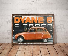 Plaque métal vintage citroen