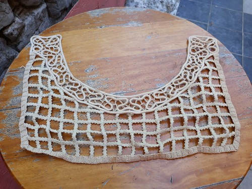 Pièce rideau dentelle crochet - dentelle,