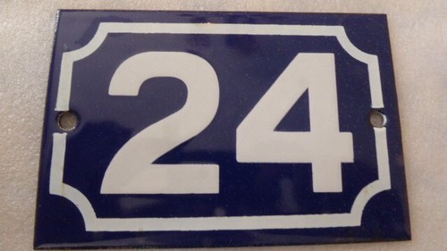 Plaque maison rue email - en,