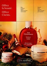 Publicité papier Parfum. Perfume ad. CLARINS Eau Dynamisante 2012