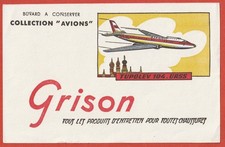 BUVARD - GRISON - PRODUIT D'ENTRETIEN POUR CHAUSSURES - TUPOLEV 104 URSS