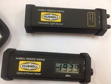 Hubbell-OB-B102&C102 Optical-Power-Meter-and-Fiberoptic-Light-Source-w-Case