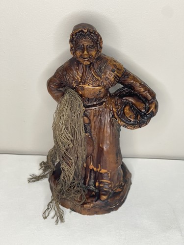 Santon femme poissonnière - femme, en