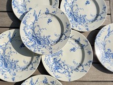 7 Assiettes à Dessert terre