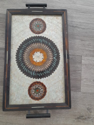 Plateau art deco palissandre - art,