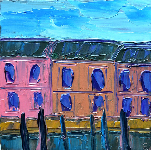 Tableau original venise - original, oeuvre