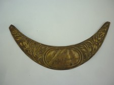 Ancienne plaque de casque de poilu , casque Adrian WW1 , soldat guerre 14/18