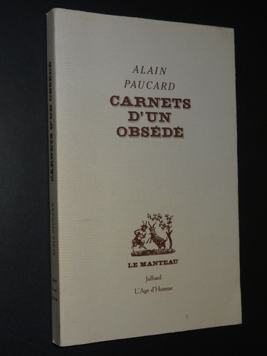 Carnets obsédé alain - carnets,