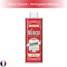 Miror Cuivre - Nettoyant Métaux - Laiton, Bronze, Aluminium, Acier et Zinc - Net
