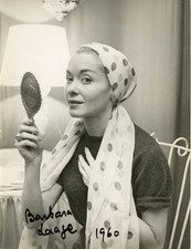 Barbara Lange maquillée par Jean d'Estrées "maquilleur des stars". Vintage 