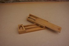 PLUMIER D'ÉCOLIER EN BOIS VINTAGE DÉCO LOFT