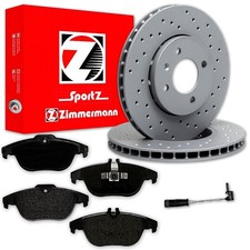 ZIMMERMANN Disques de Frein Sport + Revêtements Arrière pour Mercedes Classe GLK