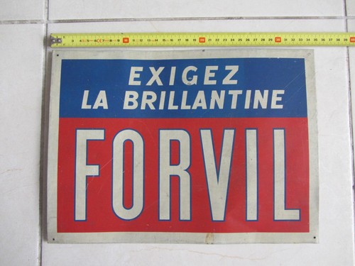 Tôle publicitaire brillantine