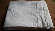 Ancien Drap en coton  222 x 318 cm